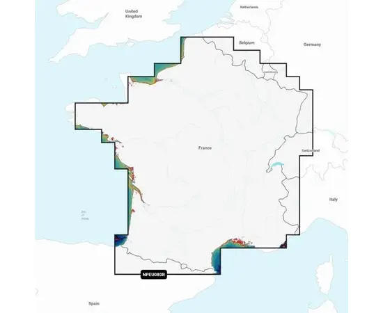 GARMIN NPEU080R NAVIONICS PLATINUM+ FRANCE, LAKES & RIVERS JūRLAPIAI, 010-C1335-40