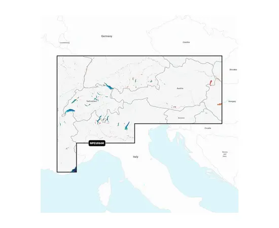 GARMIN NPEU066R NAVIONICS PLATINUM+ ALPINE, LAKES & RIVERS JūRLAPIAI, 010-C1340-40