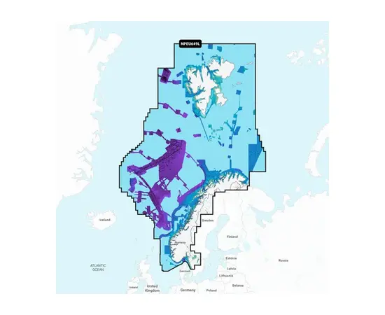 GARMIN NPEU649L NAVIONICS PLATINUM+ NORWAY JūRLAPIAI, 010-C1355-40