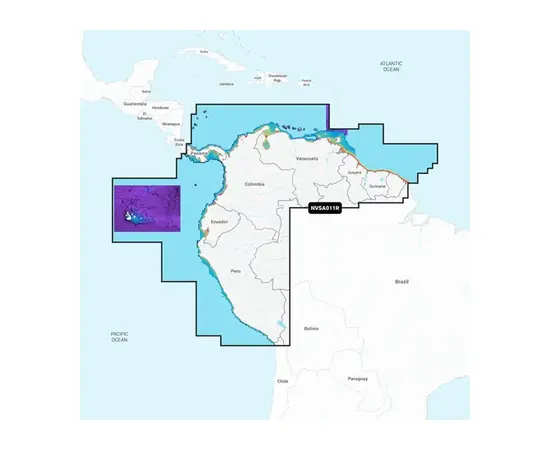 GARMIN NVSA011R NAVIONICS VISION+ S. AMERICA NORTH JūRLAPIAI, 010-C1452-00