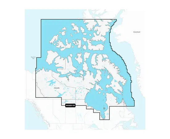 GARMIN NVUS011R NAVIONICS VISION+ CANADA NORTH JūRLAPIAI, 010-C1454-00