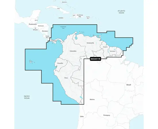 GARMIN NASA011R NAVIONICS+ S. AMERICA NORTH JūRLAPIAI, 010-C1460-30