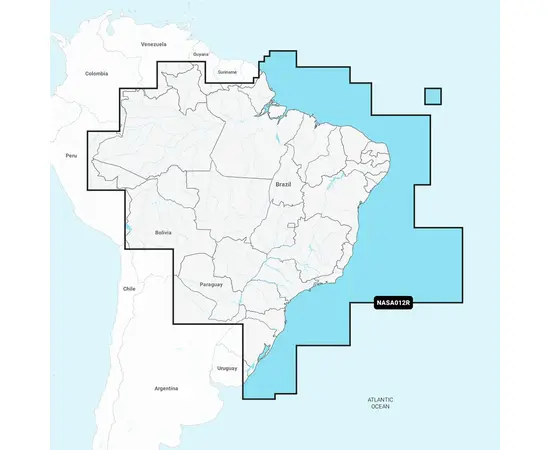 GARMIN NASA012R NAVIONICS+ BRAZIL JūRLAPIAI, 010-C1461-30