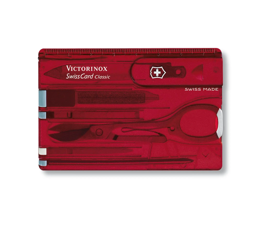 VICTORINOX SWISS CARD CLASSIC 0.7100.T, įRANKIų RINKINYS, 0.7100.T