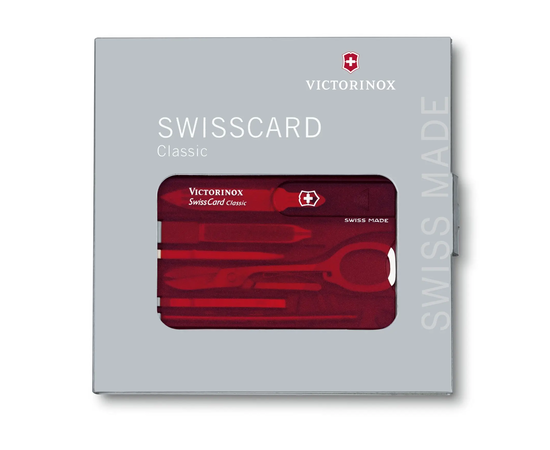 VICTORINOX SWISS CARD CLASSIC 0.7100.T, įRANKIų RINKINYS, 0.7100.T