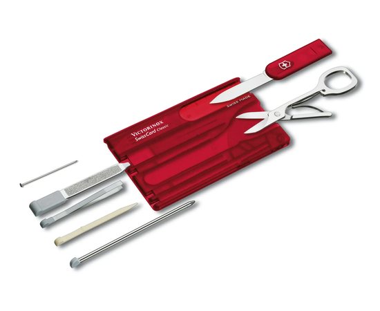 VICTORINOX SWISS CARD CLASSIC 0.7100.T, įRANKIų RINKINYS, 0.7100.T