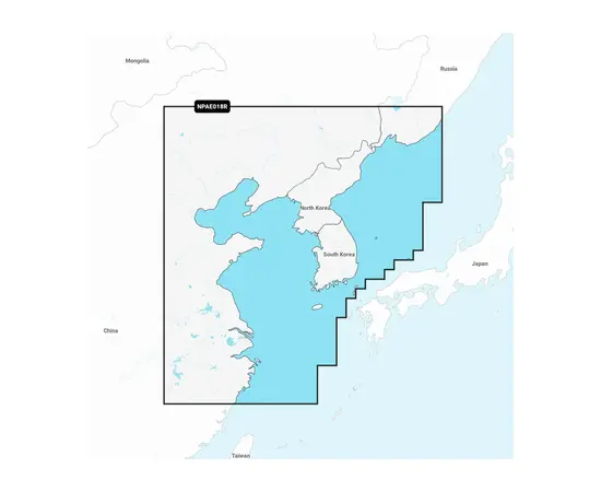 GARMIN NPAE018R NAVIONICS PLATINUM+ YELLOW SEA JūRLAPIAI, 010-C1296-40