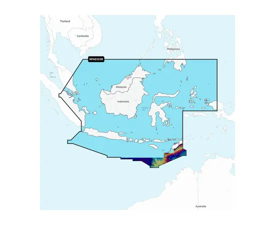 GARMIN NPAE023R NAVIONICS PLATINUM+ JAVA & BORNEO JūRLAPIAI, 010-C1301-40