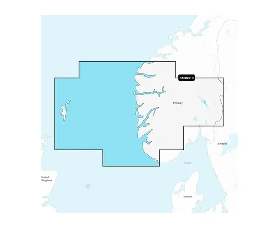 GARMIN NAEU051R NAVIONICS+ NORWAY, LISTA TO SOGNEFJORD JūRLAPIAI, 010-C1329-30