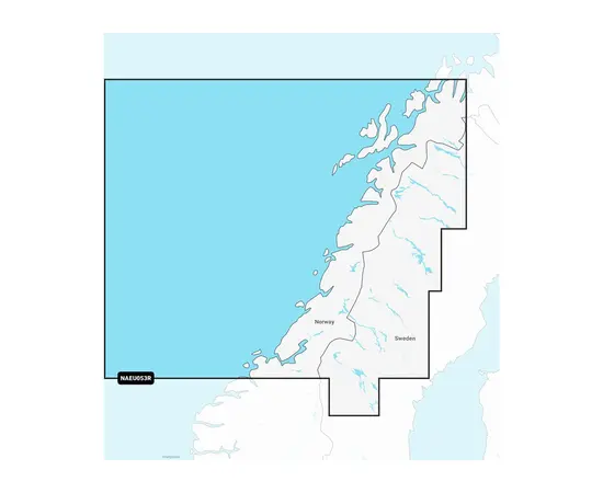 GARMIN NAEU053R NAVIONICS+ NORWAY, TRONDHEIM TO TROMSO JūRLAPIAI, 010-C1331-30