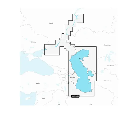 GARMIN NAEU069R NAVIONICS+ CASPIAN SEA & LOWER VOLGA RIVER JūRLAPIAI, 010-C1343-30