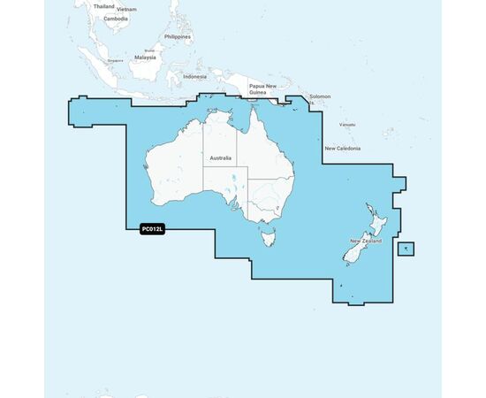 GARMIN NAPC012L NAVIONICS+ AUSTRALIA & NEW ZEALAND JūRLAPIAI, 010-C1357-30