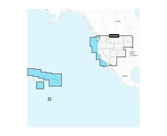 GARMIN NAUS008R NAVIONICS+ U.S. WEST JūRLAPIAI, 010-C1371-30