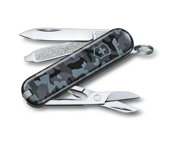 ŠVEICARIšKAS PEILIUKAS VICTORINOX CLASSIC SD NAVY CAMOUFLAGE, 0.6223.942