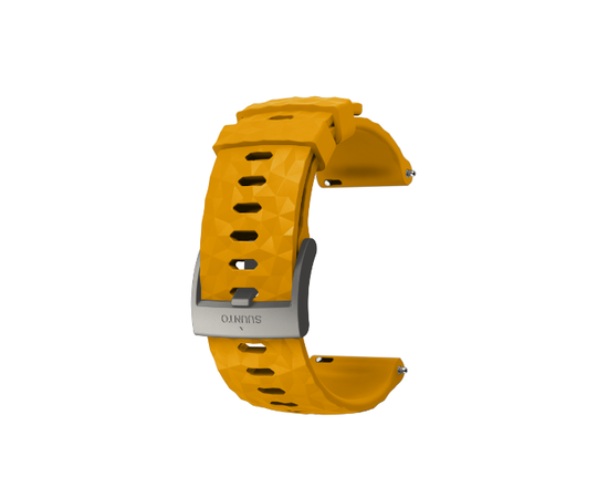 SUUNTO 24MM SILICONE AMBER/GRAY APYRANKė, SS050012000