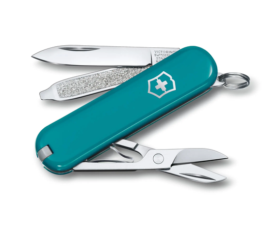 ŠVEICARIšKAS PEILIUKAS VICTORINOX CLASSIC SD MOUNTAIN LAKE, 0.6223.23G