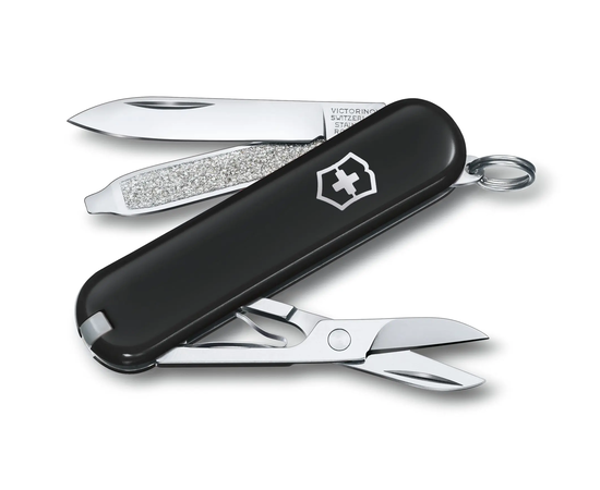 ŠVEICARIšKAS PEILIUKAS VICTORINOX CLASSIC DARK SD ILLUSION, 0.6223.3G