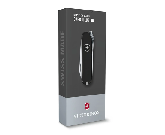 ŠVEICARIšKAS PEILIUKAS VICTORINOX CLASSIC DARK SD ILLUSION, 0.6223.3G