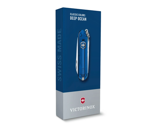 ŠVEICARIšKAS PEILIUKAS VICTORINOX CLASSIC SD DEEP OCEAN, 0.6223.T2B1