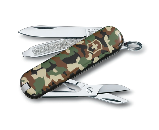 ŠVEICARIšKAS PEILIUKAS VICTORINOX CLASSIC SD CAMOUFLAGE, 0.6223.94