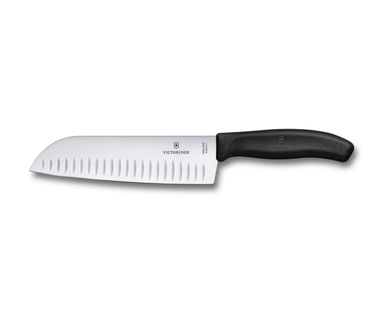 VICTORINOX SWISS CLASSIC SANTOKU PEILIS, JUODAS, 6.8523.17B