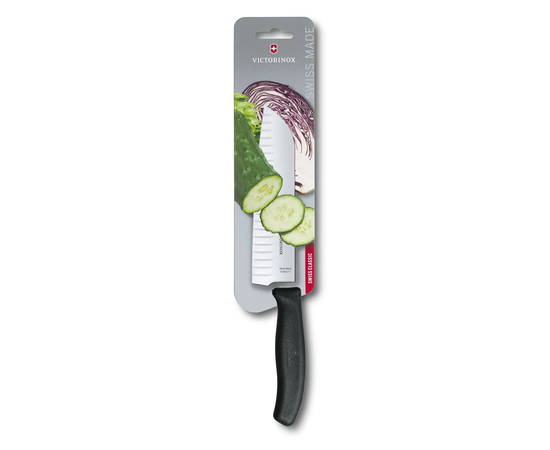 VICTORINOX SWISS CLASSIC SANTOKU PEILIS, JUODAS, 6.8523.17B