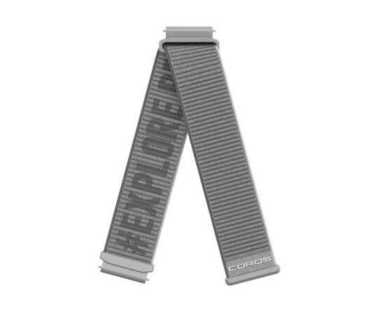 COROS 20MM NYLON BAND - GREY, APEX 2, PACE 2, APEX 42, WAPX2-WB-GRY-N