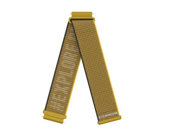 COROS 20MM NYLON BAND - YELLOW, APEX 2, PACE 2, APEX 42, WAPX2-WB-YEL-N