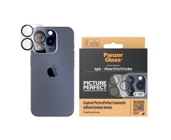 PANZERGLASS PICTUREPERFECT CAMERA LENS PROTECTOR IPHONE 15 PRO | 15 PRO MAX, 1137