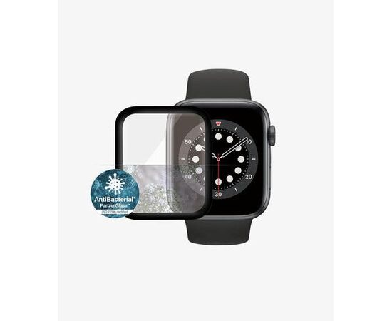 PANZERGLASS EKRANO APSAUGA APPLE WATCH SERIES 4/5/6/SE, 44 MM, JUODA, 2017