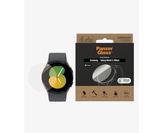 PANZERGLASS SAMSUNG GALAXY WATCH 5 40MM EKRANO APSAUGA, 3674