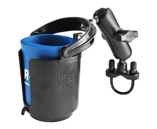 UNPKD DRINK CUP HOLDER W/ 1 1/4" U-BOLT, RAM-B-132-1RU