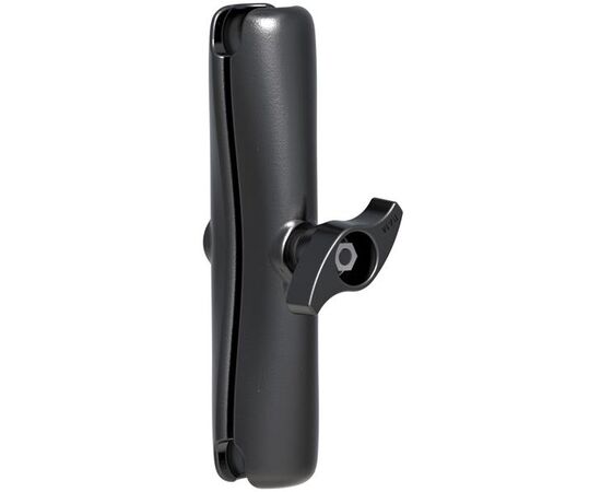 DOUBLE SOCKET ARM W/METAL KNOB LONG, RAM-201MU-D