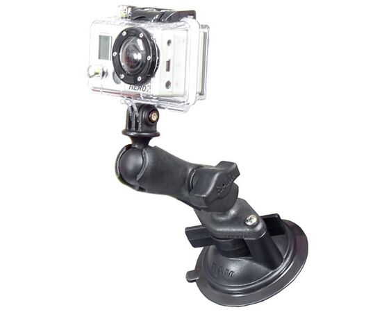 RAM MNT GOPRO SUCTION BASE PLASTIC, RAP-B-166-GOP1