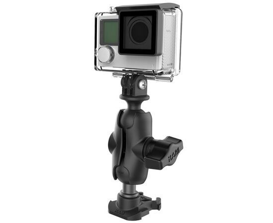 GOPRO BASE & CAMERA ADAPTER W/ SHRT ARM, RAP-B-GOP2-A-GOP1U