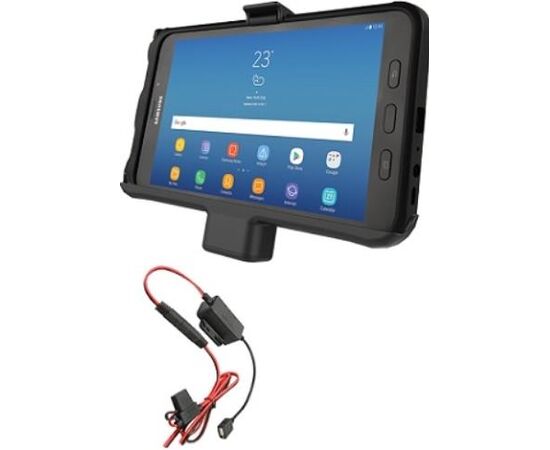 UNPKD DOCK SAMSUNG TAB ACTIVE 8.0 WITH HARDWIRE CHARGER, RAM-HOL-SAM7P-HARU