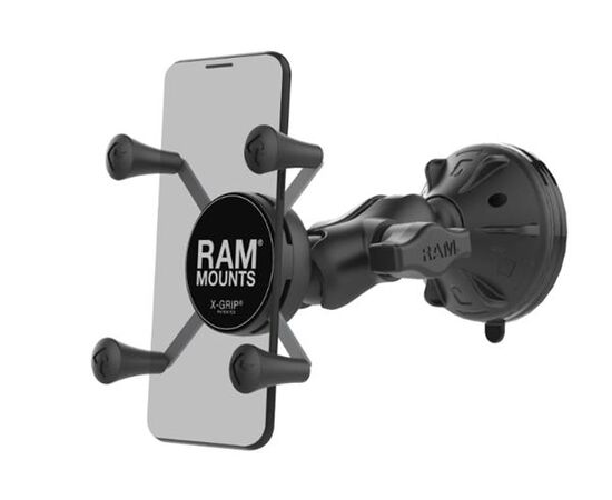 UNPD RAM MNT W SHORT ARM  SUCTION RAM X-GRIP, RAP-B-166-2-A-UN7U