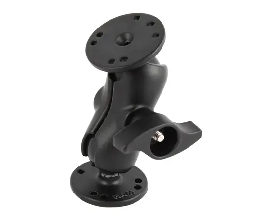 RAM MOUNT WITH METAL KNOB & SHORT ARMS, RAM-101MU-B