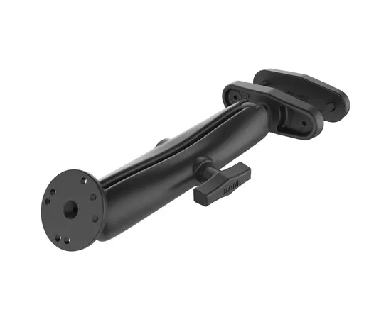 RAM 3" SQUARE RAIL MOUNT LONG ROUND BASE, RAM-101U-D-247-3