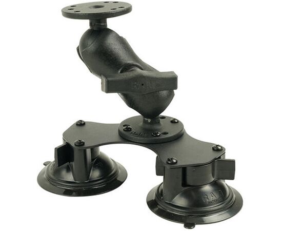 UNPKD RAM DOUBLE SUCTION CUP BASE WITH RAM-101-B, RAM-101-B-189U