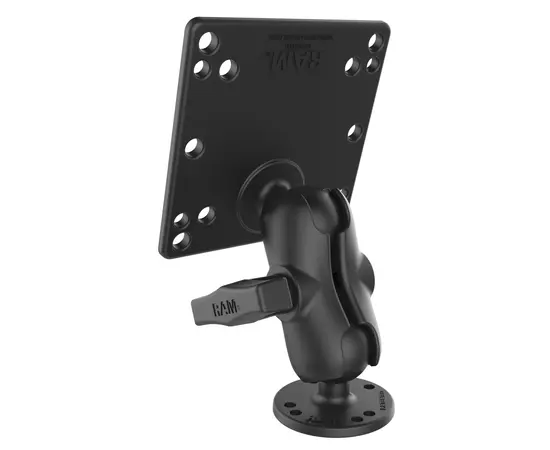 RAM MOUNT W VESA PLATE 100 75 MM SHORT, RAM-101U-B-246