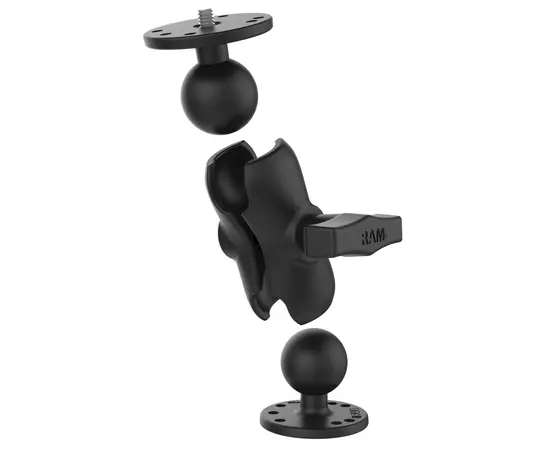 UNPKD RAM MOUNT W BASE,SHRT ARM 202A, RAM-101AU-B