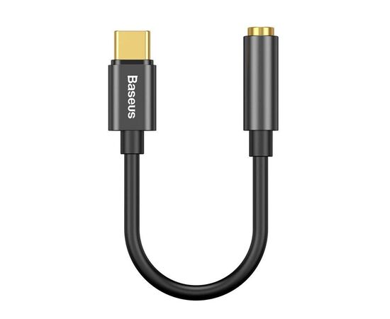 AUDIO ADAPTERIS BASEUS L54 Iš TYPE-C į 3.5MM JUODAS CATL54-01, 6953156297845