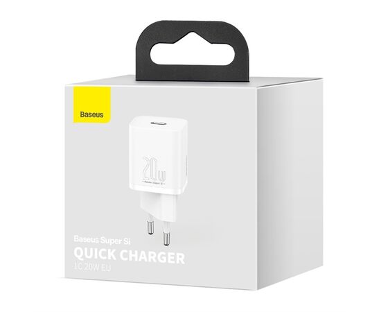 ĮKROVIKLIS BASEUS SUPER SI 20W BALTAS CCSUP-B02, 6953156230002