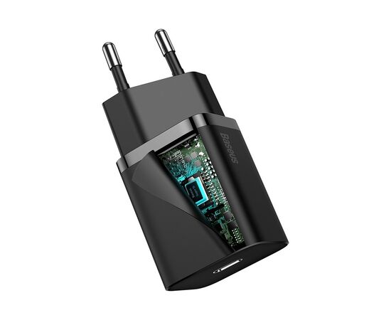 ĮKROVIKLIS BASEUS SUPER SI 20W JUODAS CCSUP-B01, 6953156229990