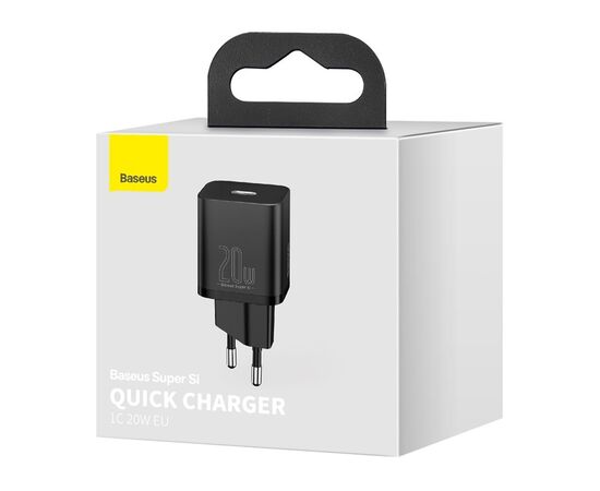 ĮKROVIKLIS BASEUS SUPER SI 20W JUODAS CCSUP-B01, 6953156229990