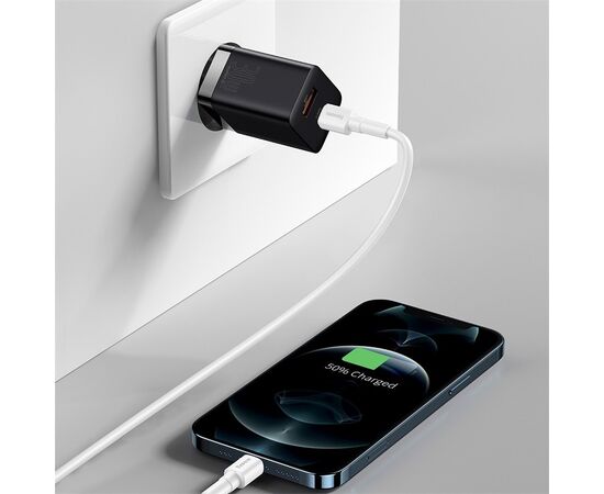 ĮKROVIKLIS BASEUS SUPER SI PRO 30W JUODAS CCSUPP-E01, 6953156206342