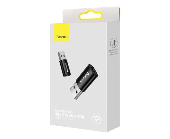 ADAPTERIS BASEUS INGENUITY SERIES USB-A3.1 TO TYPE-C OTG JUODAS ZJJQ000101, 6932172605797