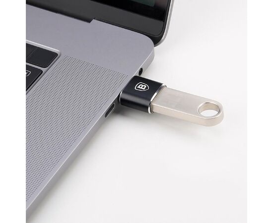 ADAPTERIS BASEUS USB-A TO TYPE-C OTG JUODAS CATOTG-01, 6953156263512