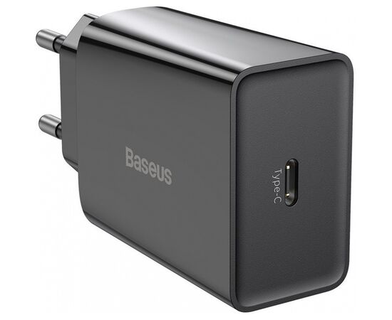ĮKROVIKLIS BASEUS SPEED MINI QUICK CHARGER 1C 20W JUODAS CCFS-SN01, 6953156201699